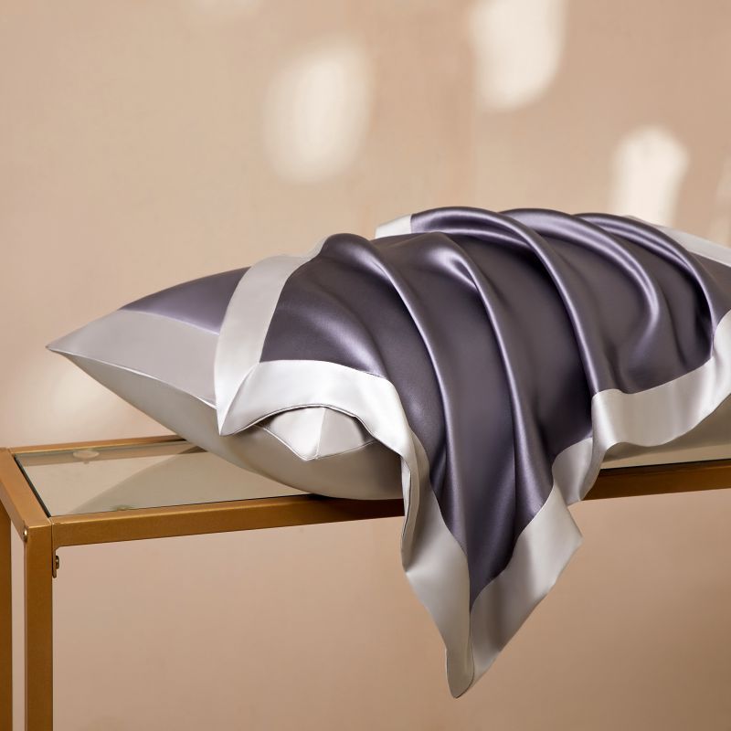 40 Momme Silk Pillowcase Front - Luxury Skincare Gifts For Men review and price