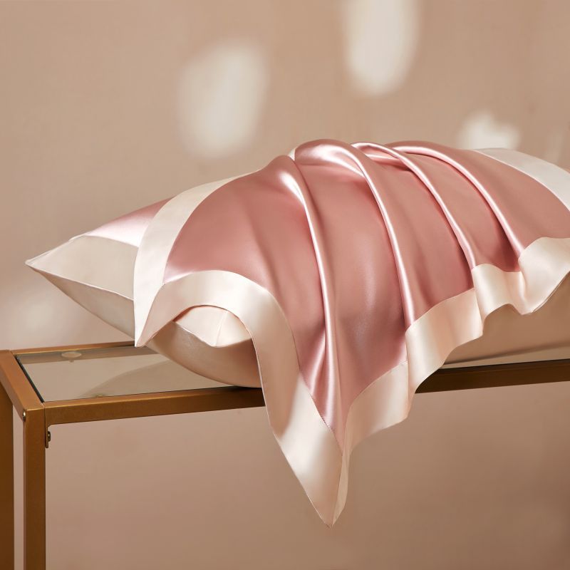 40 Momme Silk Pillowcase Front - Luxury Skincare Gifts For Men review and price
